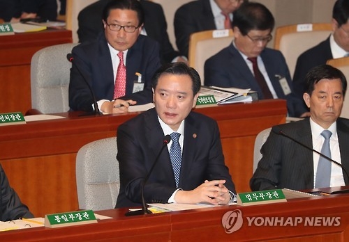 南韓法務部長官金賢雄(韓聯社)