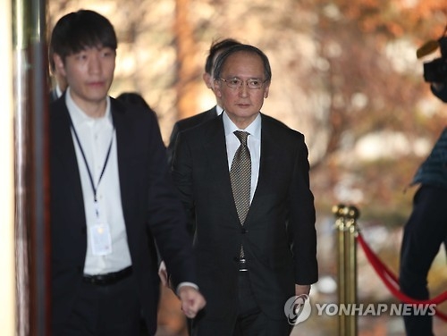 資料圖片:日本駐韓大使長嶺安政(韓聯社)