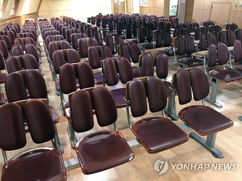 輪渡船艙內景(韓聯社)