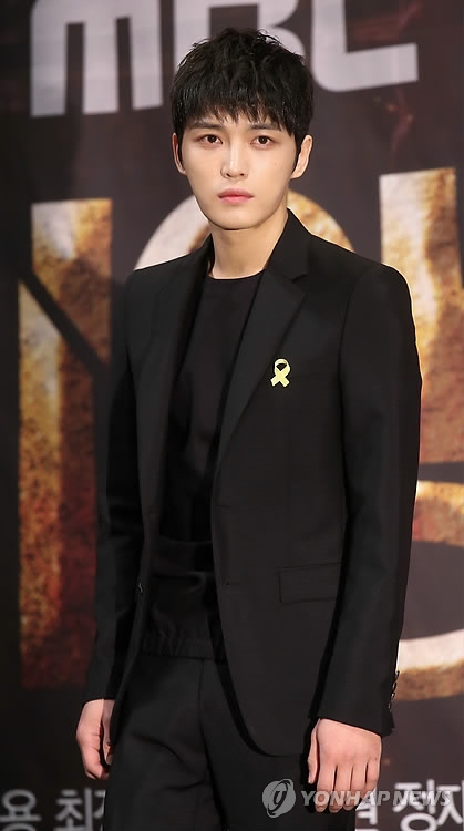 資料圖片:演員金在中(韓聯社)