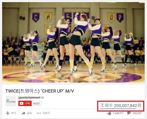 ��ƹϤ��GTWICE�����mCHEER UP�nMV�e���I�ϡ]���p��/JYP���ѡ^