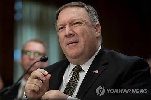 美國候任國務卿蓬佩奧(韓聯社/法新社)