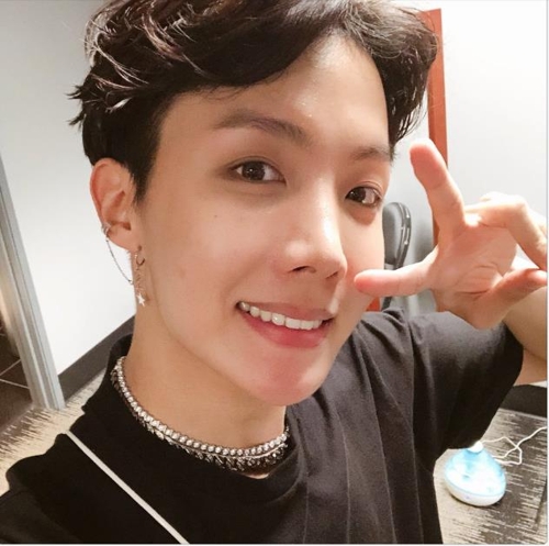BTS成員J-HOPE(韓聯社/BTS推特截圖)