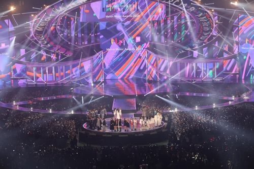 12月1日,2018 Melon Music Awards在首爾高尺天頂巨蛋舉行。(Kakao供圖)