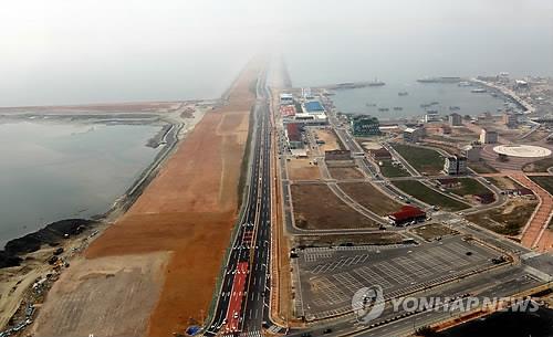 資料圖片:新萬金全景 韓聯社