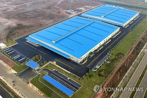 資料圖片:現代格羅唯視位於中國四川省資陽市的超大型汽車物流中心 現代格羅唯視供圖(圖片嚴禁轉載複製)