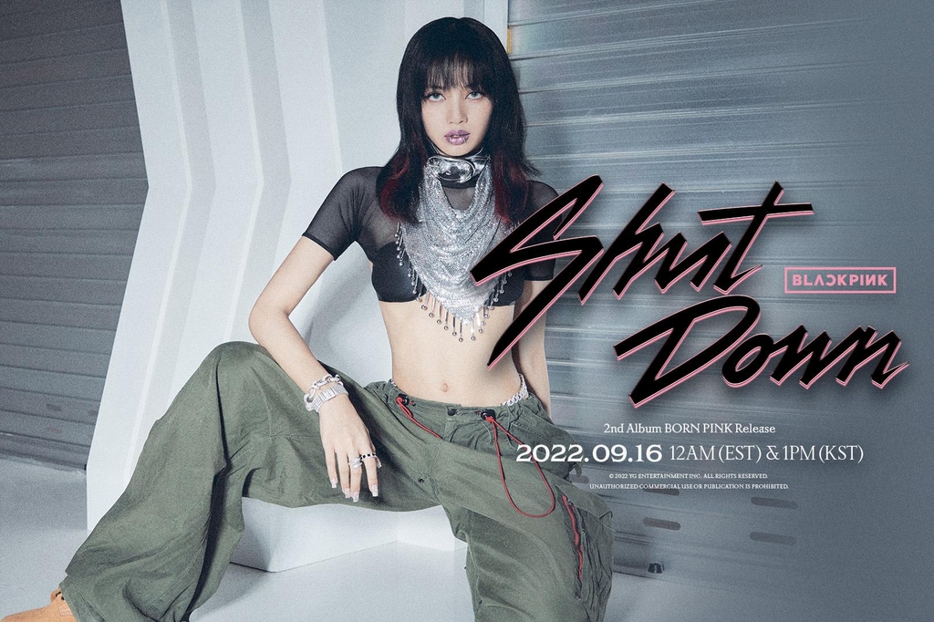 女團BLACKPINK成員LISA 韓聯社/YG娛樂供圖(圖片嚴禁轉載複製)