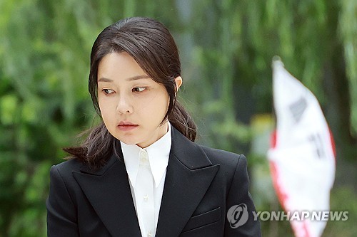 資料圖片:南韓前總統尹錫悅夫人金建希 韓聯社