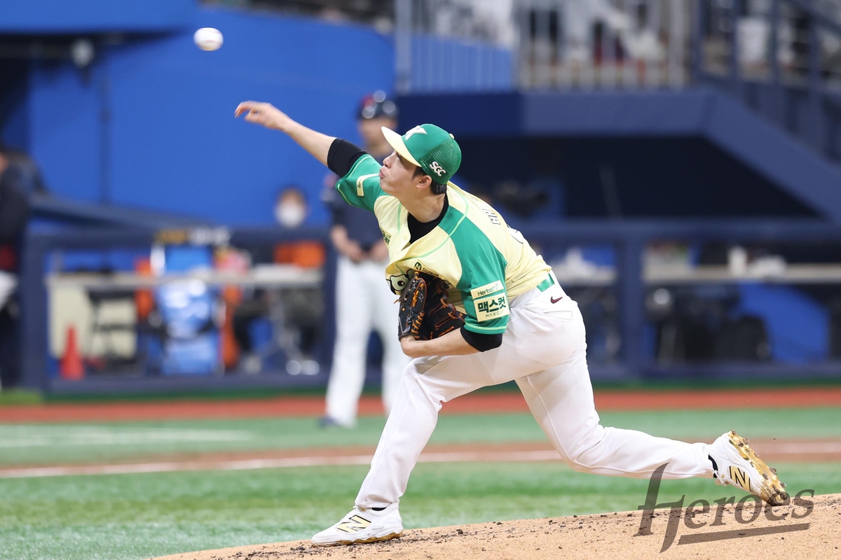 12일 롯데 자이언츠전에 등판한 키움 우완 배동현