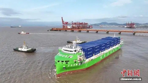 ��, 스마트물류 확장 가속�K1만t급 전기 추진 컨테이너선 운항