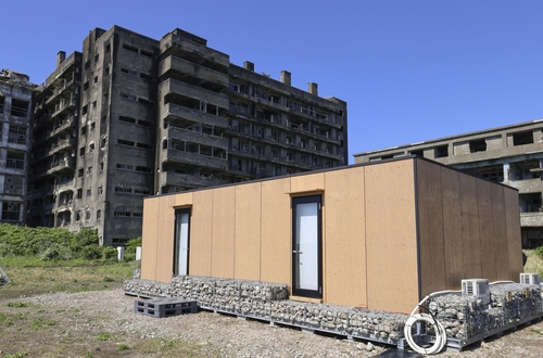 ��군함도에 56년만에 새 건물 들어서�K"보존 연구 거점"