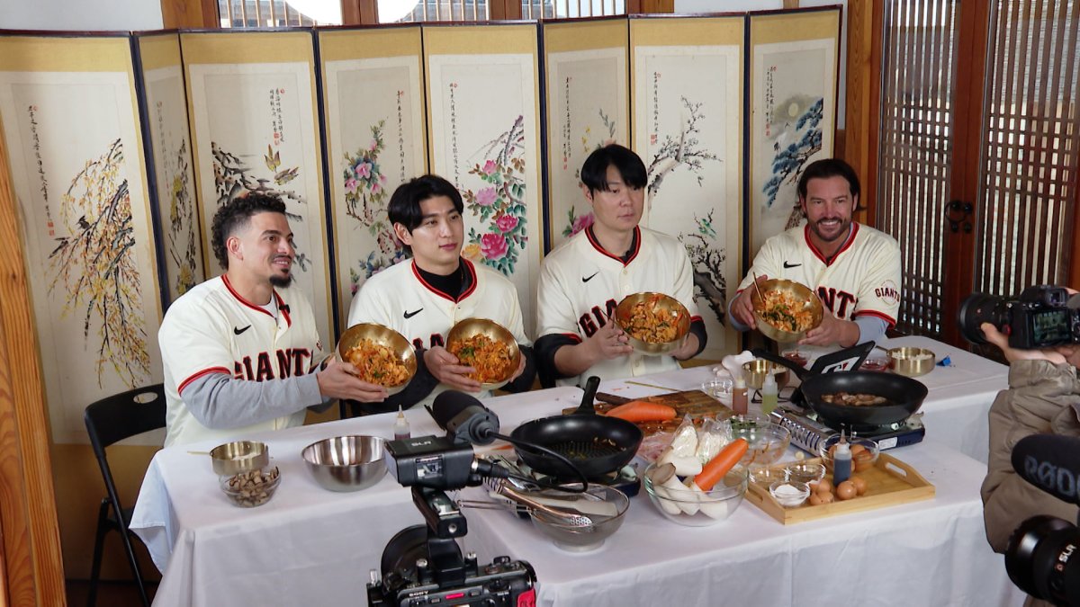 "정후, 금 밟았어!" 비석치기에 진심이었던 MLB 사나이들 