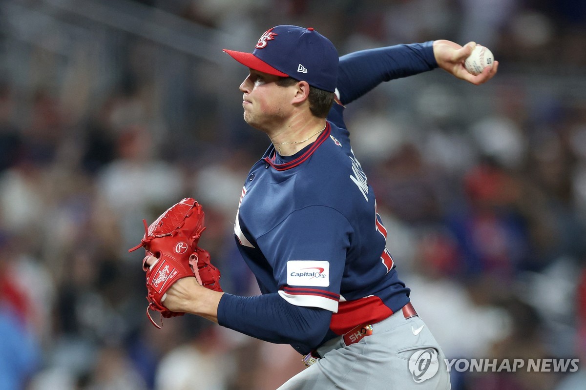 도미니카공화국과 준결승전에 마무리 투수 등판한 미국 메이슨 밀러