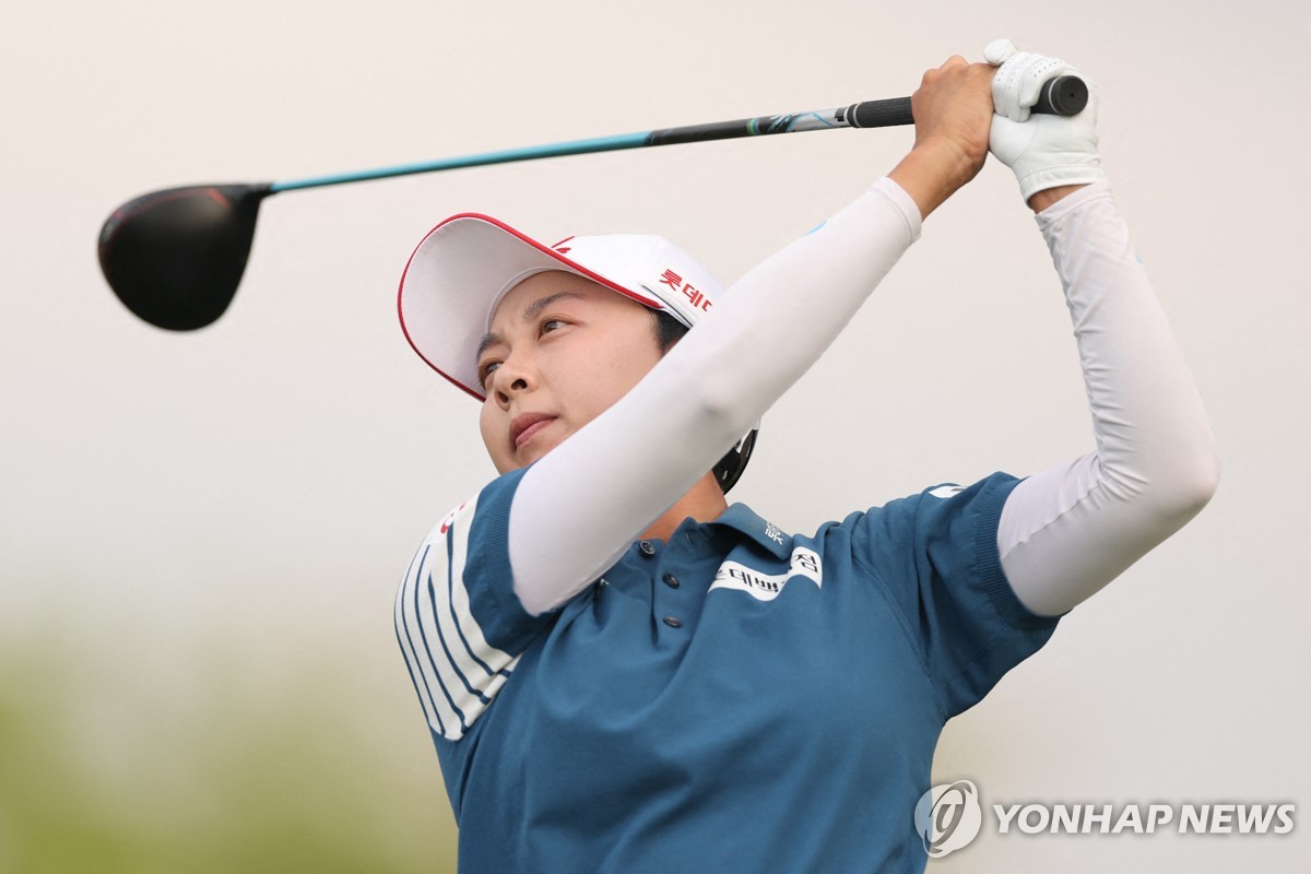 김효주의 경기 모습