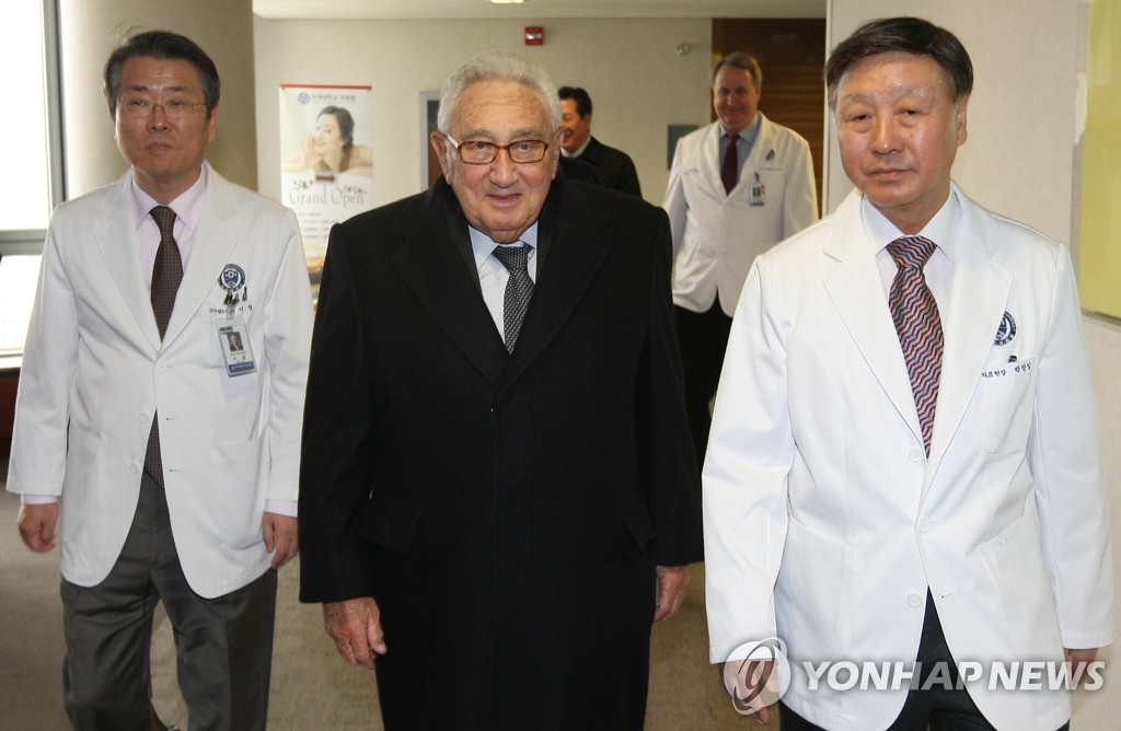 基辛格病癒出院