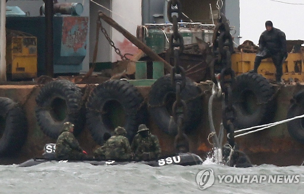 시간이 없다 강한 조류속 사투