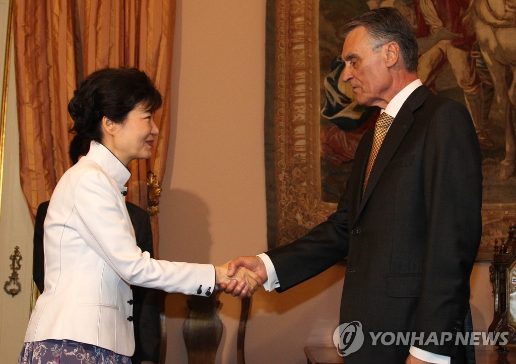 樸槿惠會見葡萄牙總統