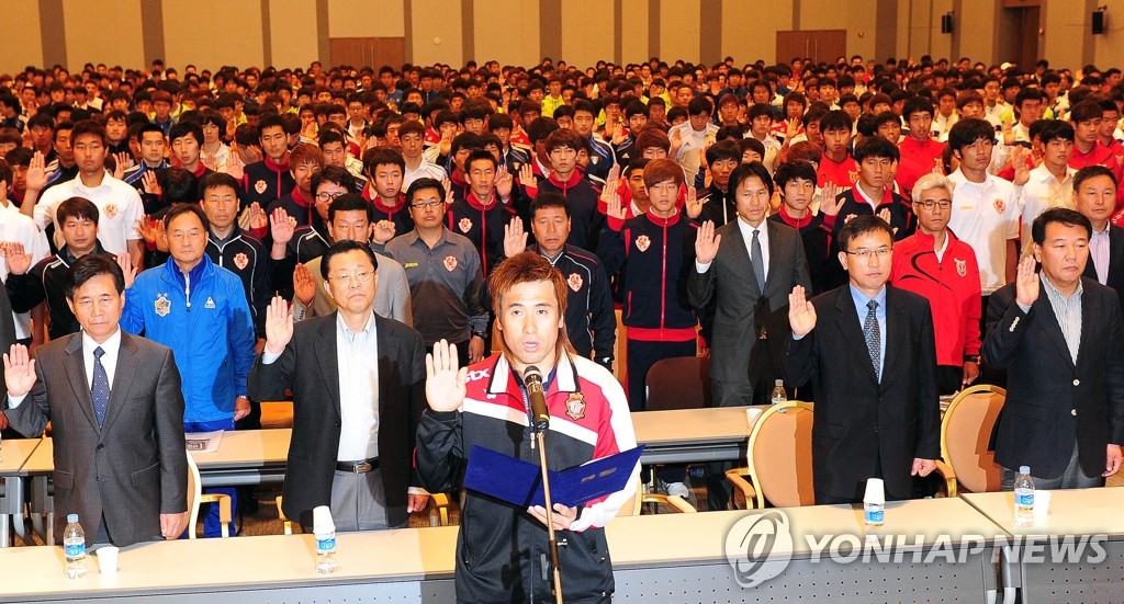 職業聯賽成員發誓杜絕非法行為