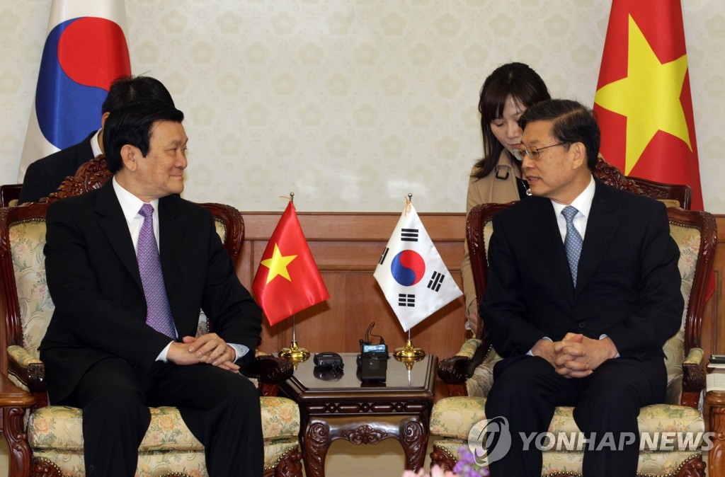 金滉植與張晉創會晤