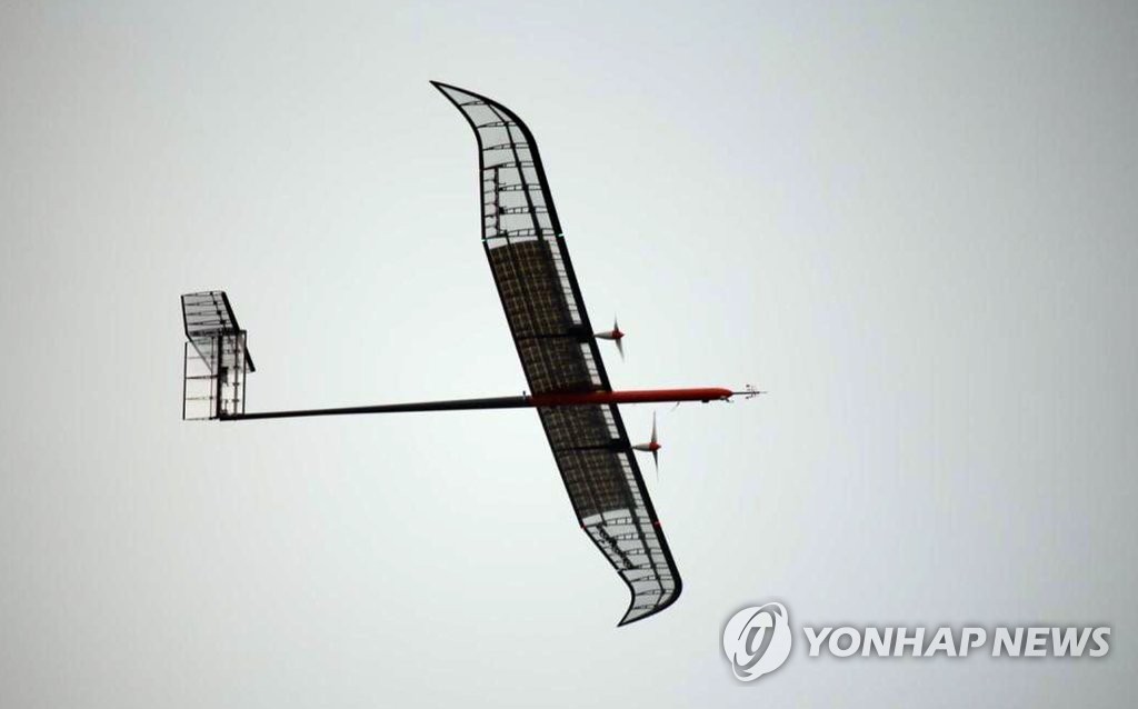 韓高空太陽能無人機平流層試飛成功