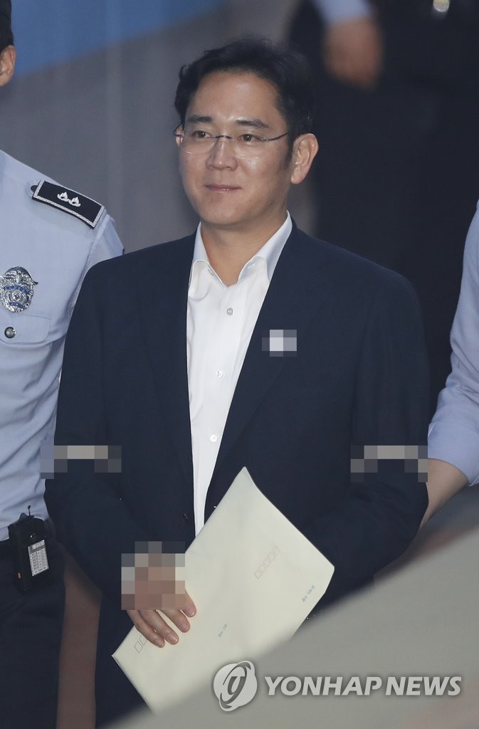 三星李在鎔出庭受審