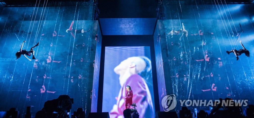 演唱會現場照(韓聯社/YG娛樂提供)