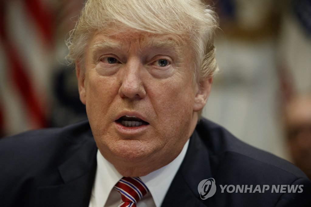 資料圖片:特朗普(韓聯社/美聯社)