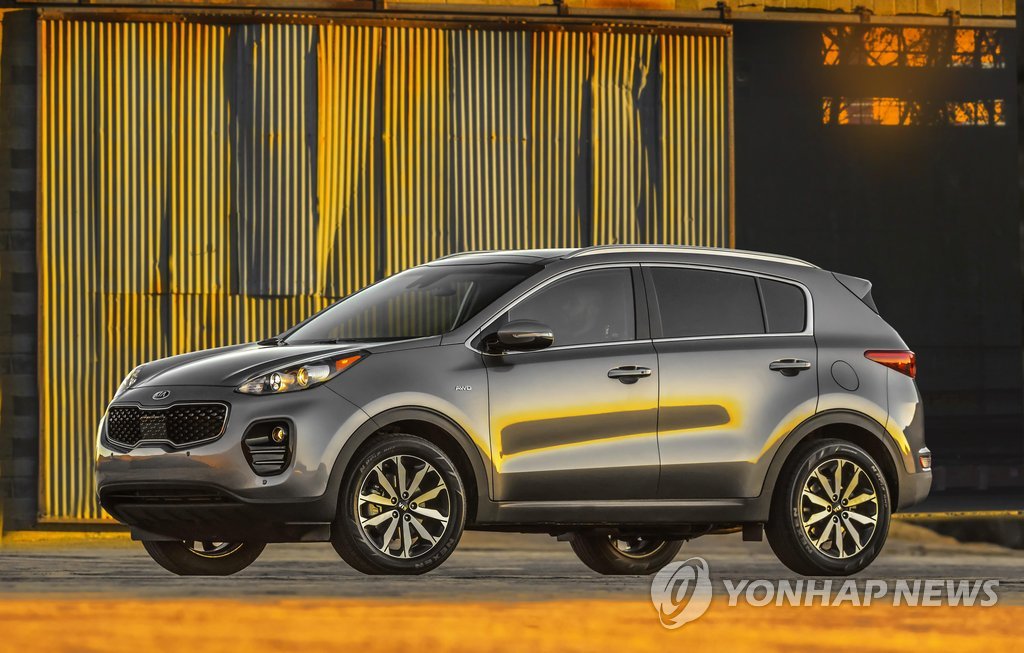 資料圖片:起亞獅跑(韓聯社/起亞汽車提供)