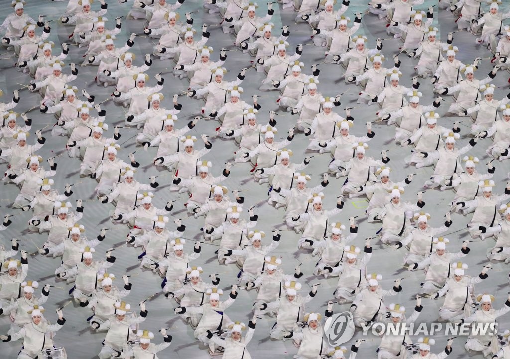 平昌冬奧開幕式錶演