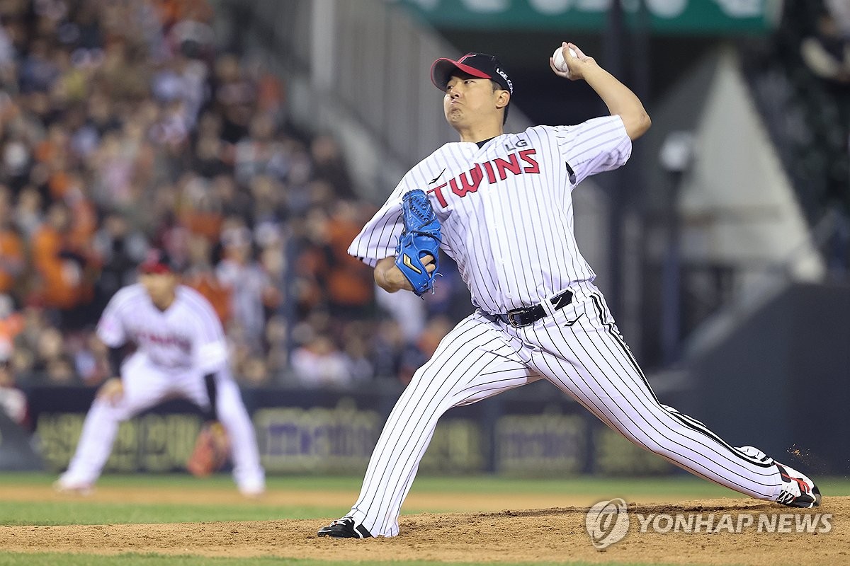 LG 선발 송승기, 무실점 괴력투
