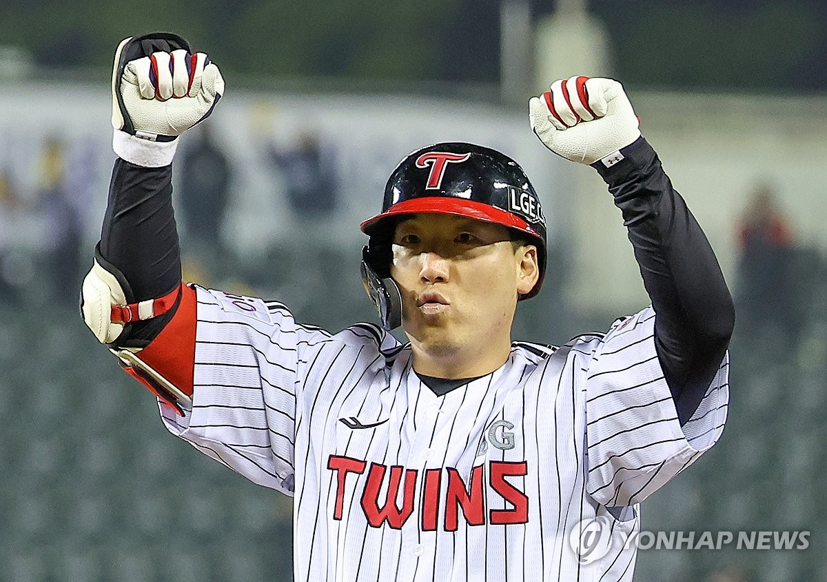 1타점 적시타 친 김현수