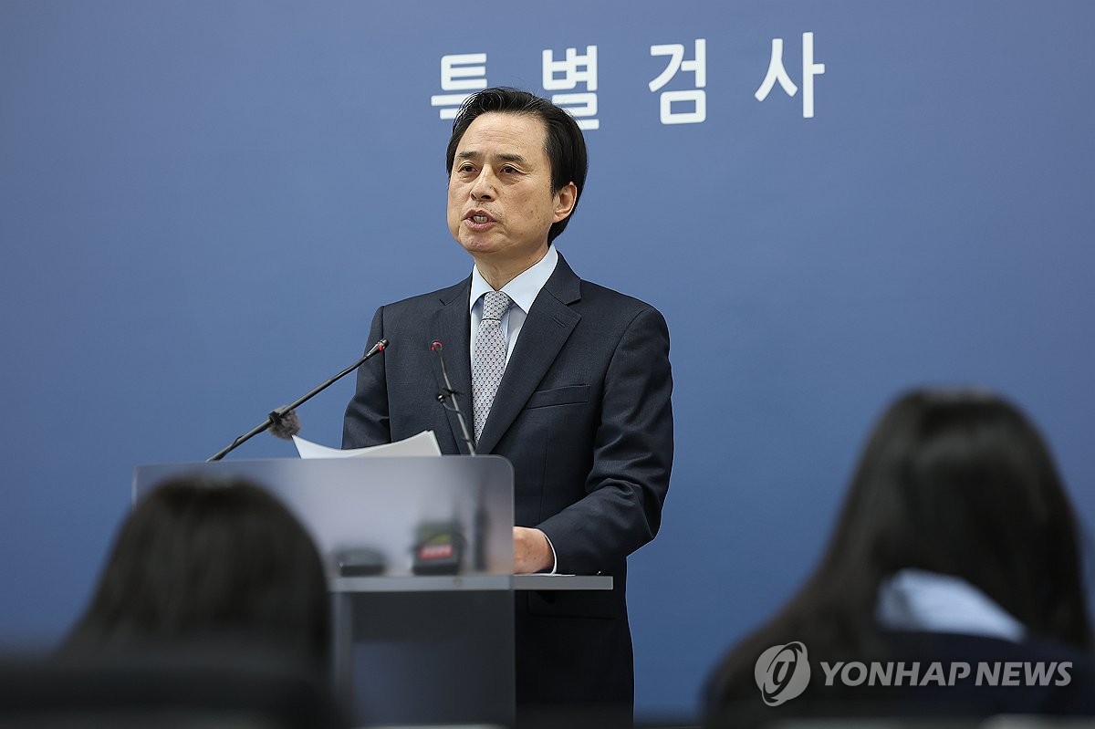 資料圖片:負責調查尹錫悅內亂案的獨立檢察官趙垠奭 韓聯社