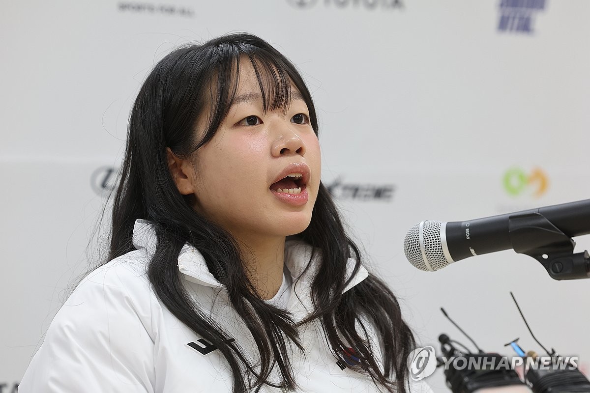 동계 패럴림픽 MVP 김윤지 기자회견