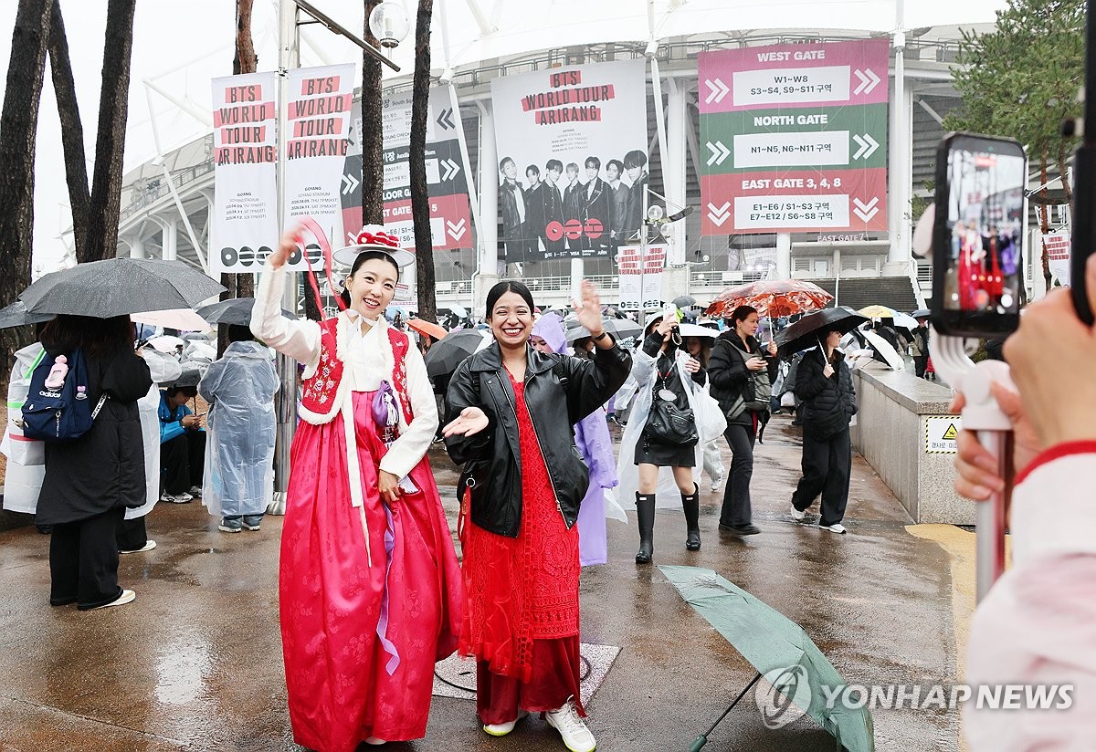 BTS 공연도 보고 '아리랑' 춤도 배우고