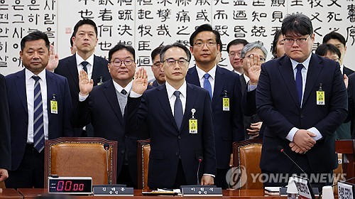 �P "정치검찰 조직범죄"·국힘 "헌법 파괴"�K대장동 청문회 충돌(종합)